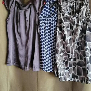 3 Summer  Tops never worn tried on only 3 for 1 light and breezy med